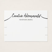 Zwei Armband-Display Signature-Skript weiß (Vorderseite)