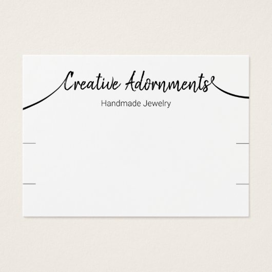 Zwei Armband-Display Signature-Skript weiß (Vorderseite)