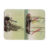 Zwei Arten chinesischer Junk, Illustration von 'Le Magnet (Horizontal)