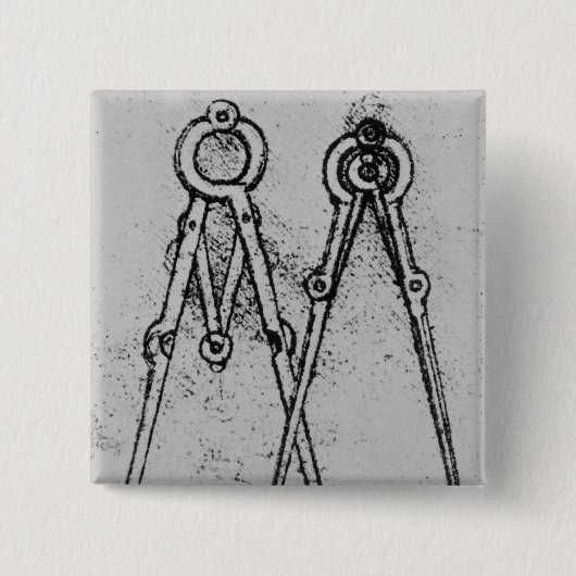 Zwei Arten Justierbaröffnung Kompass Button (Vorderseite)