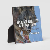 Zwei Arten von Menschen - Erfolg Motivierend Plaqu Fotoplatte (Vorderseite)