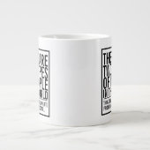 Zwei Arten von Menschen in dieser Welt - extrapoli Jumbo-Tasse (Vorderseite)