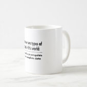 Zwei Arten von Menschen - können unvollständige ex Kaffeetasse (VorderseiteRechts)