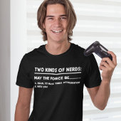 Zwei Arten von Nerds Physik und Gaming T-Shirt