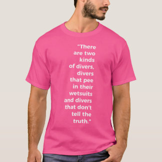 Zwei Arten von Tauchern T-Shirt