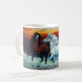 Zwei auf den Gezeiten Kaffeetasse (Vorderseite Links)