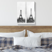 Zwei Ausblicke auf den Eiffelbau Leinwanddruck (Insitu (Schlafzimmer))