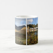 Zwei Ausblicke auf die Insel Mull (Schottland) Kaffeetasse (Mittel)
