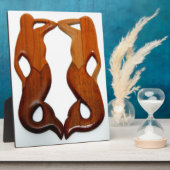 zwei Aussichtspersonen Fotoplatte (Seite)