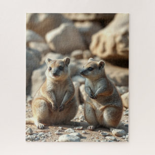 Zwei Aussie Rottnest IsLand Quokkas, Puzzle