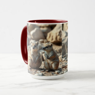 Zwei Aussie Rottnest IsLand Quokkas, Tasse