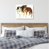 Zwei Aussies Leinwanddruck (Insitu (Schlafzimmer))