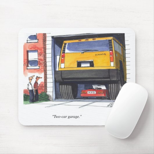 Zwei Auto-Garage Mousepad (Mit Mouse)