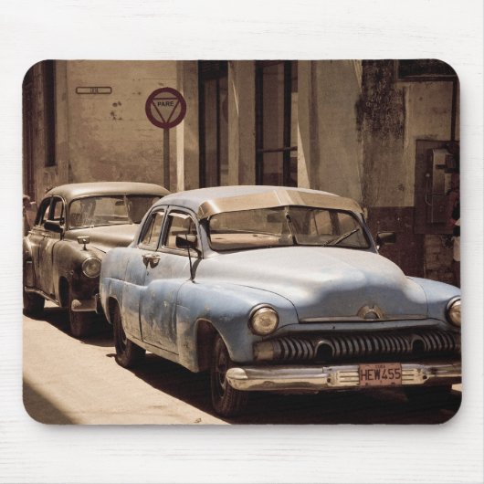 "zwei Autos" Mousepad (Vorne)