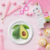 Zwei Avocados Pappteller (Party)