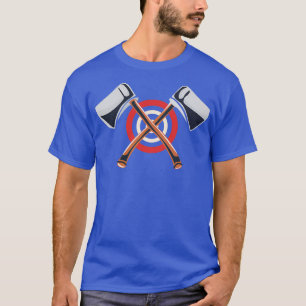 Zwei Äxte und ein Bullseye Classic TShirt