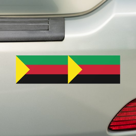 ZWEI Azawad-Flagge Autoaufkleber (Auf Auto)