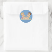 Zwei Baby Boys Sticker (Tasche)