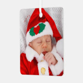 Zwei Babybilder Ornament Aus Metall (Vorderseite links)