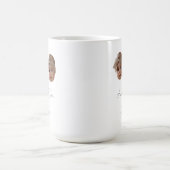 Zwei BabyGesicht Foto Geschenk Großvater Tag Verwandlungstasse (Zentrum)