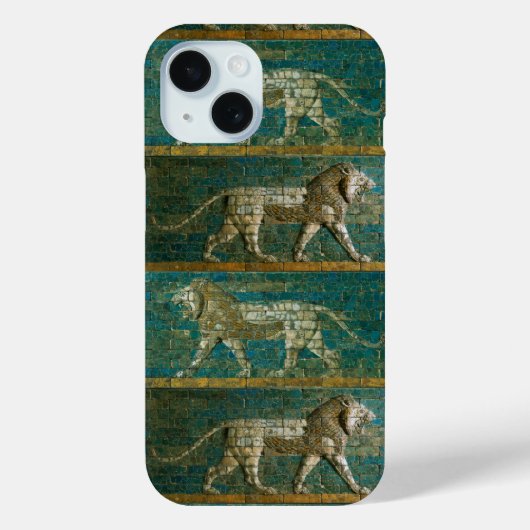 ZWEI BABYLONISCHE LIONEN Antike assyrische Kunst Case-Mate iPhone Hülle (Rückseite)