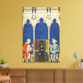 Zwei Backgammon-Spieler Leinwanddruck (Insitu (Wohnzimmer))