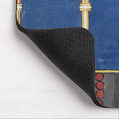 Zwei Backgammon-Spieler Mousepad (Ecke)