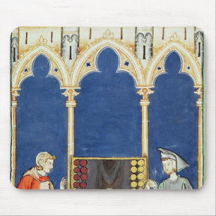 Zwei Backgammon-Spieler Mousepad