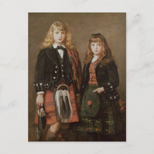 Zwei Bairns Postkarte (Vorderseite)