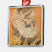 Zwei Ballerina-Theaterplakat Ornament Aus Metall (Links)