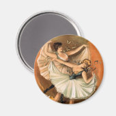 Zwei Ballerinas-Magnete Magnet (Vorderseite/Rückseite)