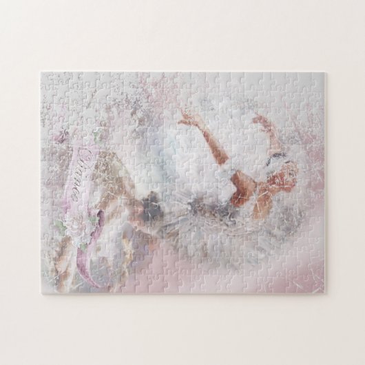 Zwei Ballerinas Tanz Puzzle (Horizontal)