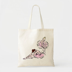 Zwei Ballerinas Tragetasche