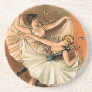 Zwei Ballerinas-Untersetzer Untersetzer