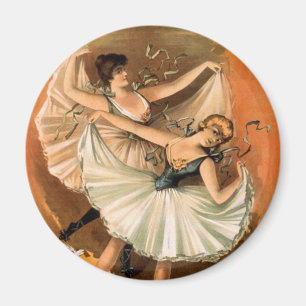 Zwei Ballerinen Magnet