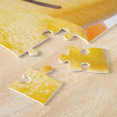 Zwei Bananen mit Augen und Mund Puzzle (Seite)