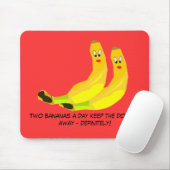 Zwei Bananen Mousepad (Mit Mouse)