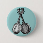 Zwei Banjos Button (Vorderseite)