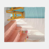 Zwei Bar aus gelbem Holz Fleecedecke (Vorderseite (Horizontal))