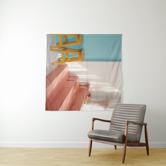 Zwei Bar aus gelbem Holz Wandteppich (Beispiel (Horizontal))