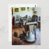 Zwei Barberstühle Postkarte (Vorne/Hinten)