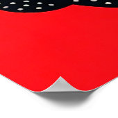 Zwei Bären im Cartoon-Stil Poster (Ecke)