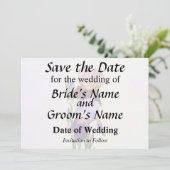 Zwei Bart-Iris Eine Marone Eine Violette Save The Date (Stehend Vorderseite)