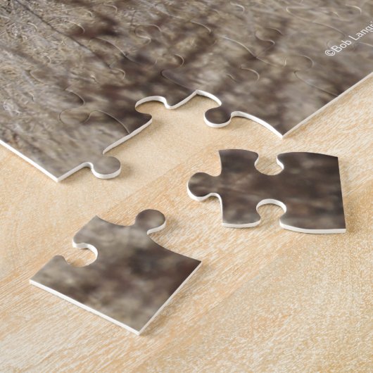 Zwei Bashkir-Curly-Pferde laufen zusammen Puzzle (Seite)