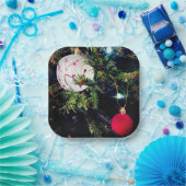 Zwei Baubles Pappteller (Party)