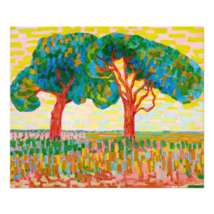 Zwei Bäume, 1910 von Jacoba van Heemskerck Fotodruck