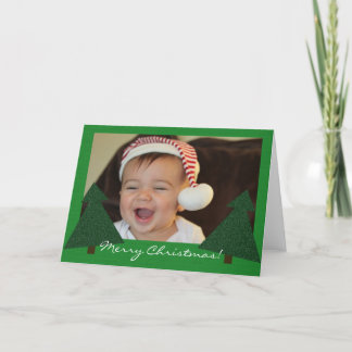 Zwei Bäume Feiertagskarte