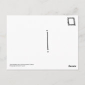 Zwei Bäume Postkarte (Rückseite)