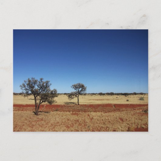 Zwei Bäume Postkarte (Vorderseite)