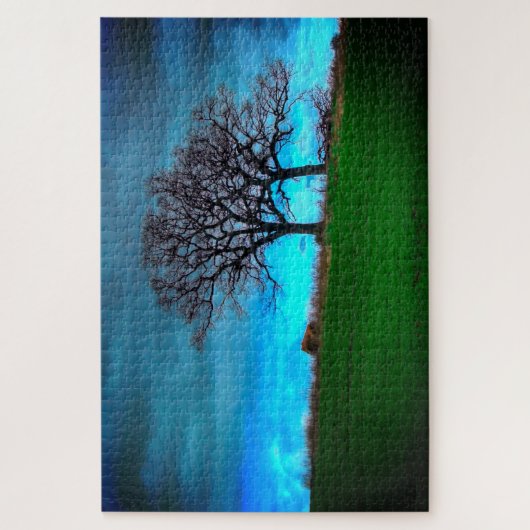 Zwei Bäume Puzzle (Vertikal)